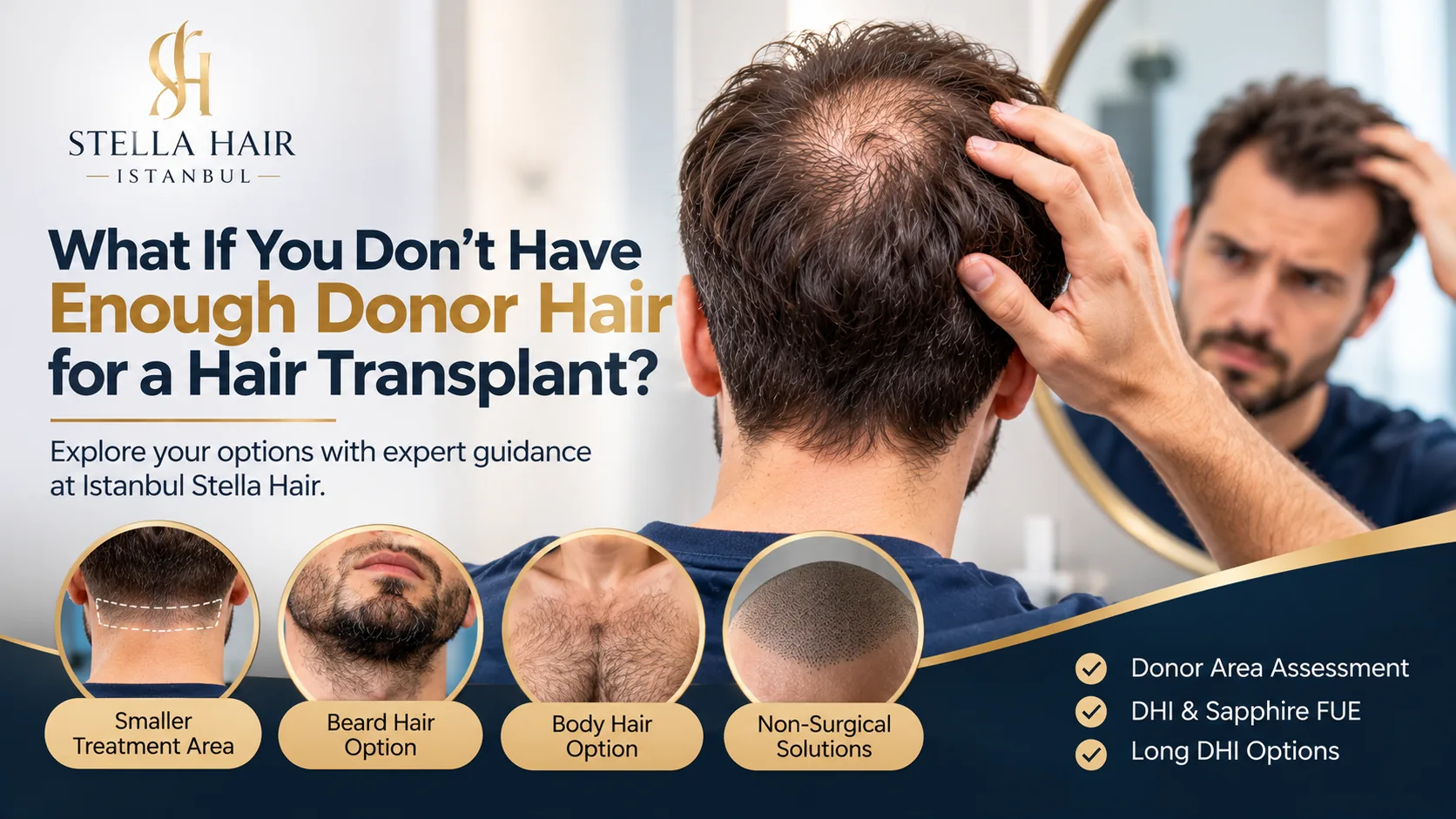 What If You Don’t Have Enough Donor Hair for a Hair Transplant?