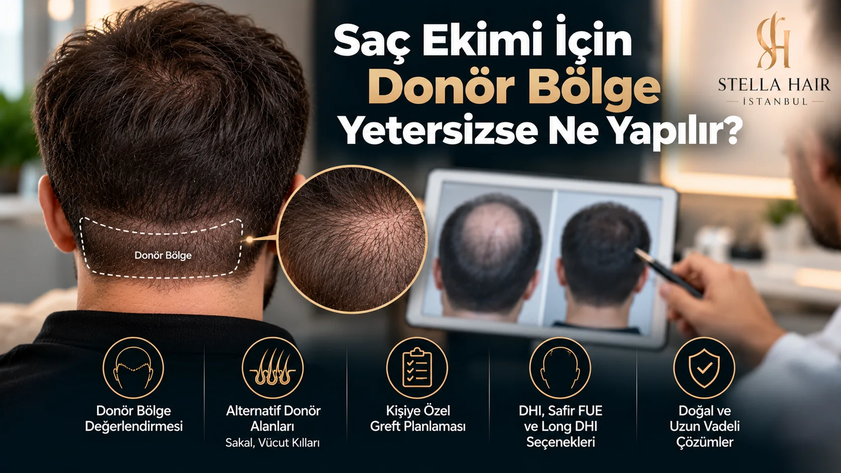 Saç Ekimi İçin Donör Bölge Yetersizse Ne Yapılır?