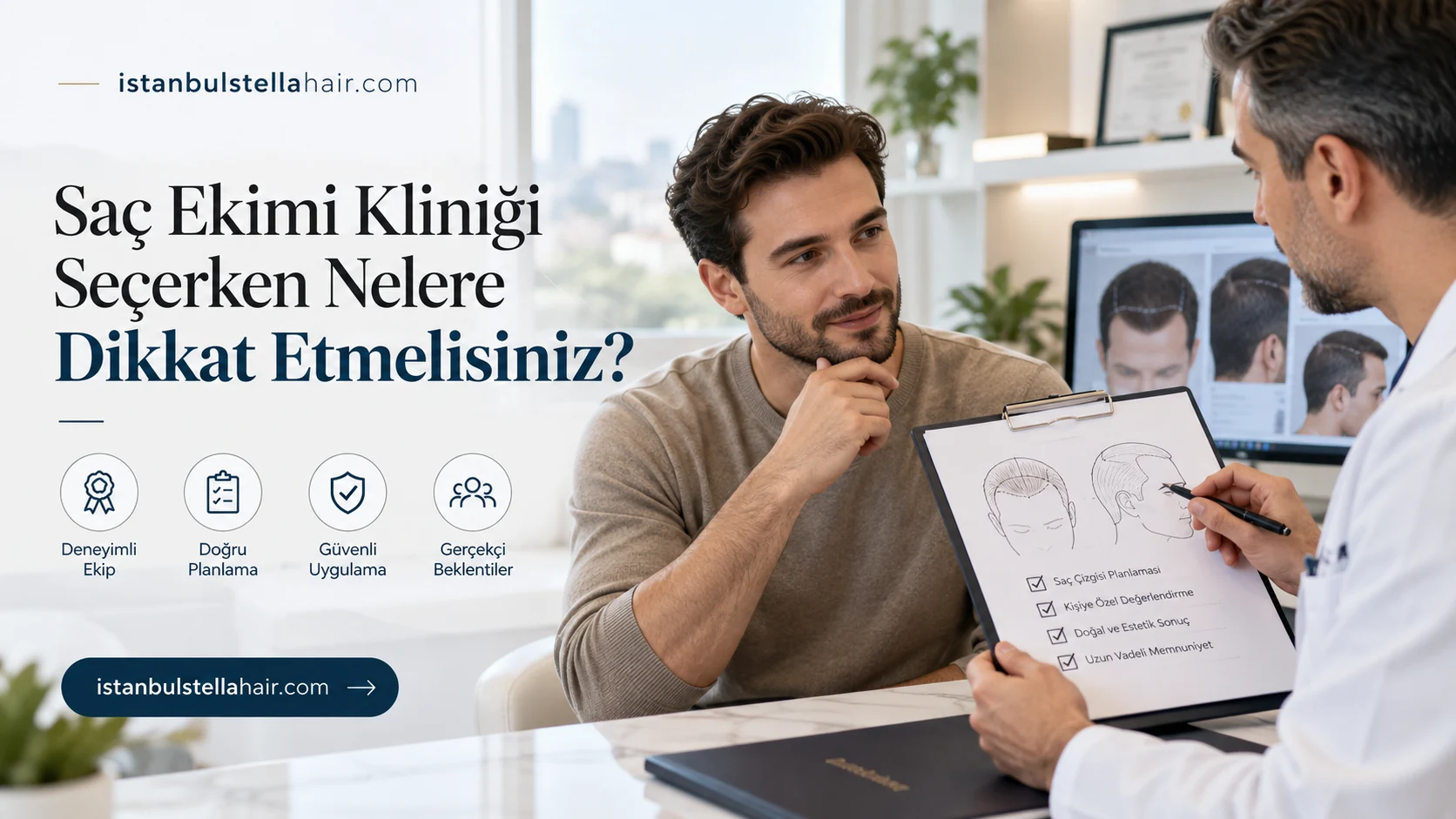 Saç Ekimi Kliniği Seçerken Doktor, Sağlık Kuruluşu ve Operasyon Sürecinde Nelere Dikkat Etmelisiniz ?