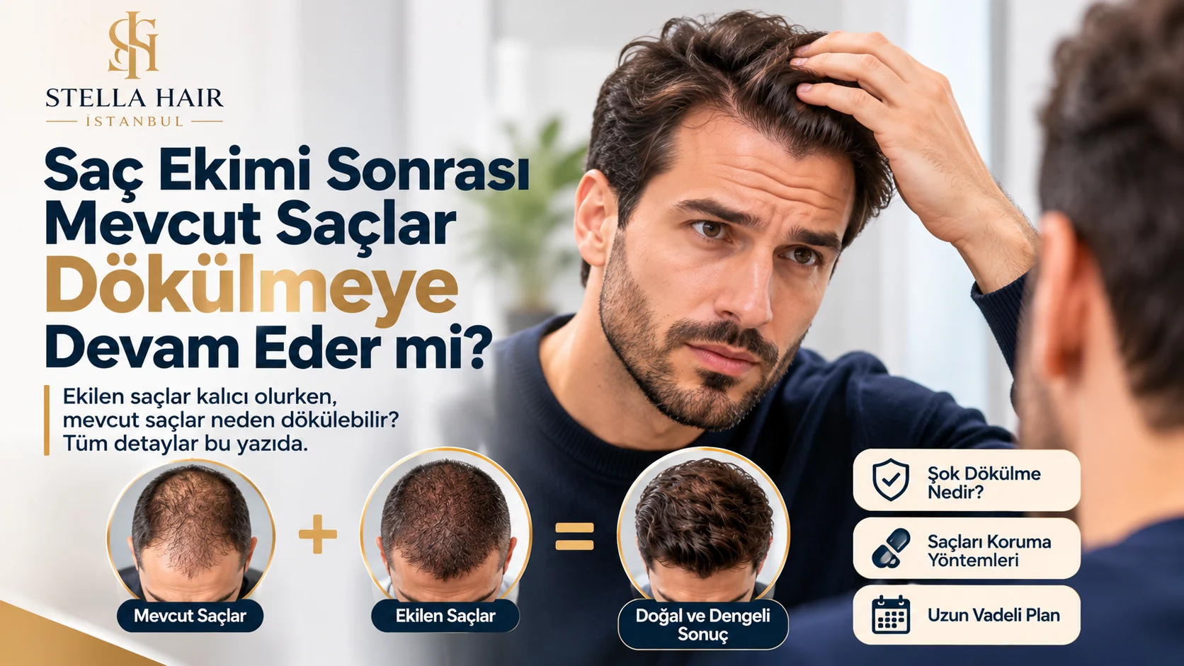 Saç Ekimi Sonrası Mevcut Saçlar Dökülmeye Devam Eder mi ?